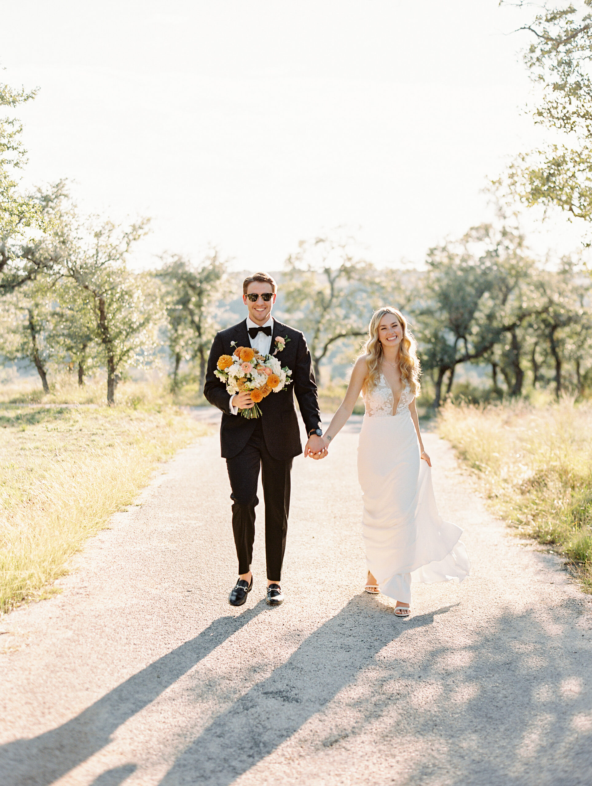 texas hill country wedding on film